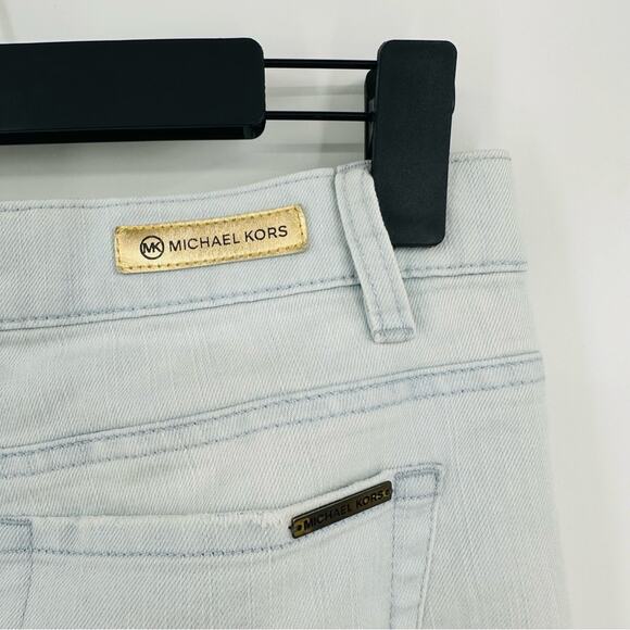 Michael Kors | Light Wash Low Waist Flare Jeans Size 0 - Picture 4 of 7